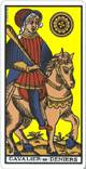 Sota de oros del tarot