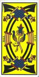 Vier der Schwerter im Tarot