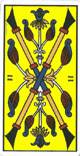 Zwei der Stäbe im Tarot