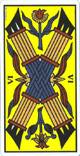 Sechs der Stäbe im Tarot