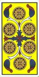 Cinco de oros del tarot