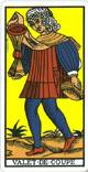Page der Kelche des Tarot