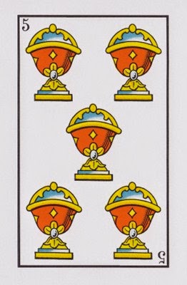 Fünf der Kelche