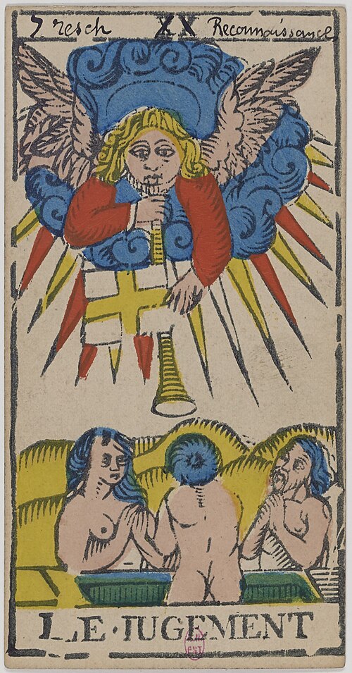 Das Gericht · Historisches Marseille-Tarot